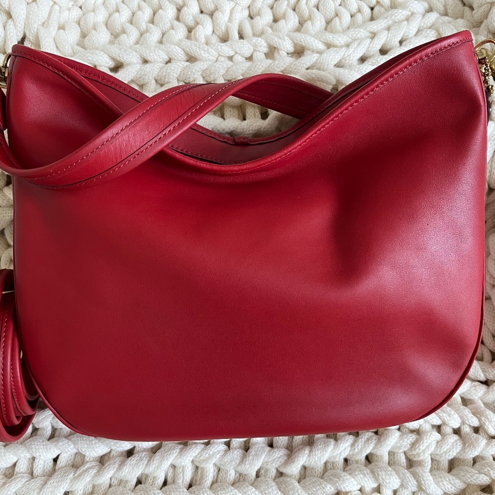 Coach Soft Tabby Hobo in Brick Red